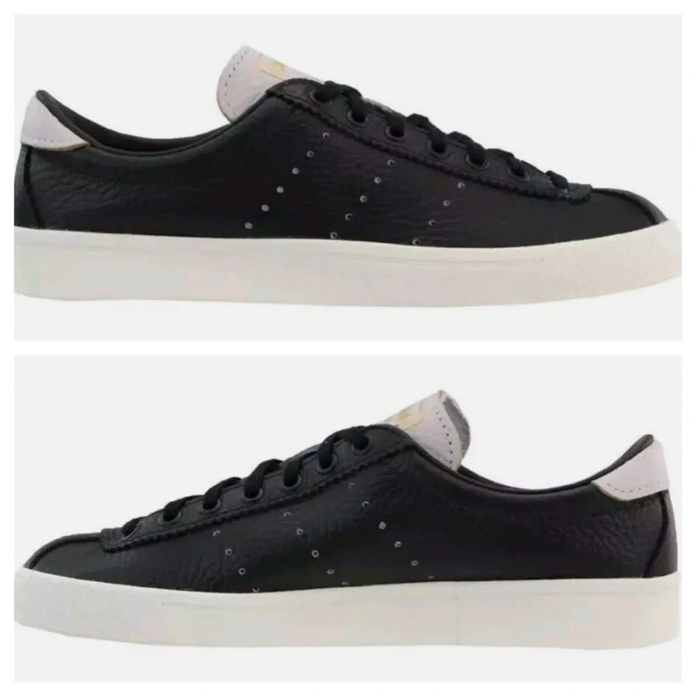 Adidas Originals Men's Leather Black Lacombe casual sneakers FV1256 Size 7.5